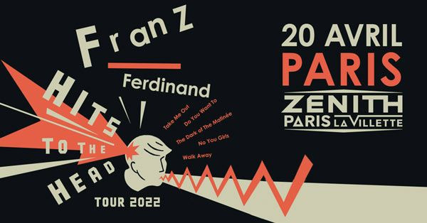 Franz Ferdinand en concert au Zénith de Paris en avril 2022