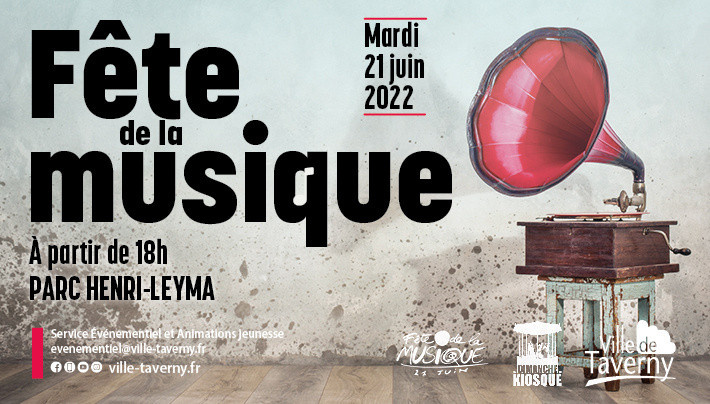 Fête de la Musique 2022 à Taverny avec 8 groupes en concert gratuits à voir au Parc Leyma