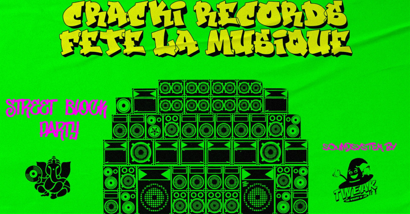 Fête de la musique 2022 à Paris : Cracki Records organise une street block party dans le 20e