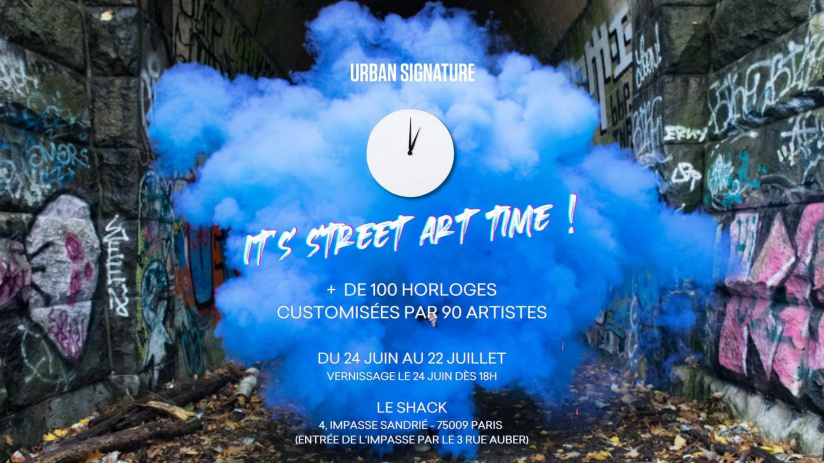 "It's Street Art Time" : nouvelle expo de street art signée Urban Signature au Shack à Paris