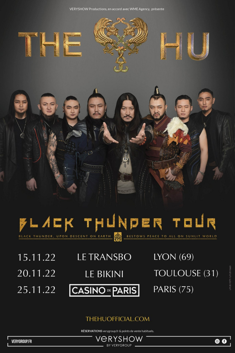 The HU en concert au Casino de Paris en novembre 2022