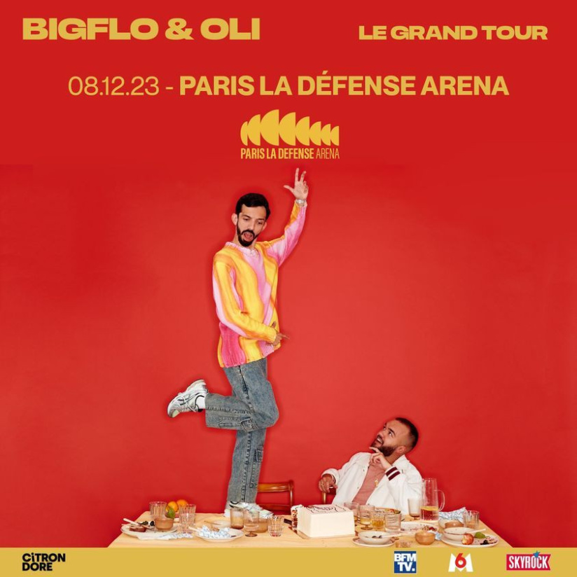 Bigflo & Oli en concert à Paris La Défense Arena en décembre 2023