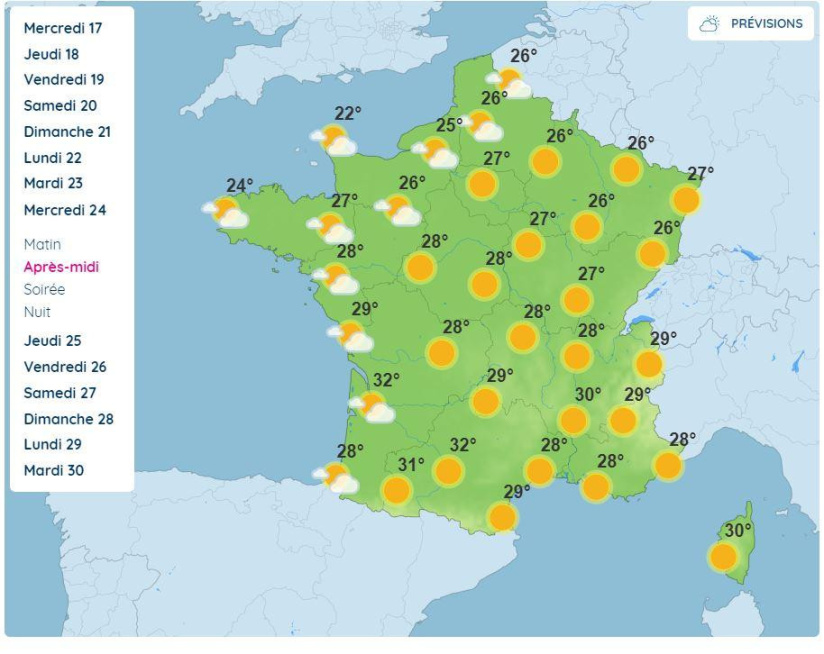 Météo : vers une nouvelle vague de chaleur fin août en France ?
