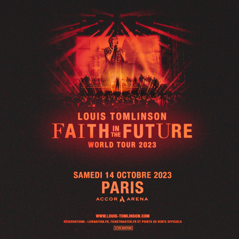 Louis Tomlinson en concert à l'Accor Arena de Paris en octobre 2023