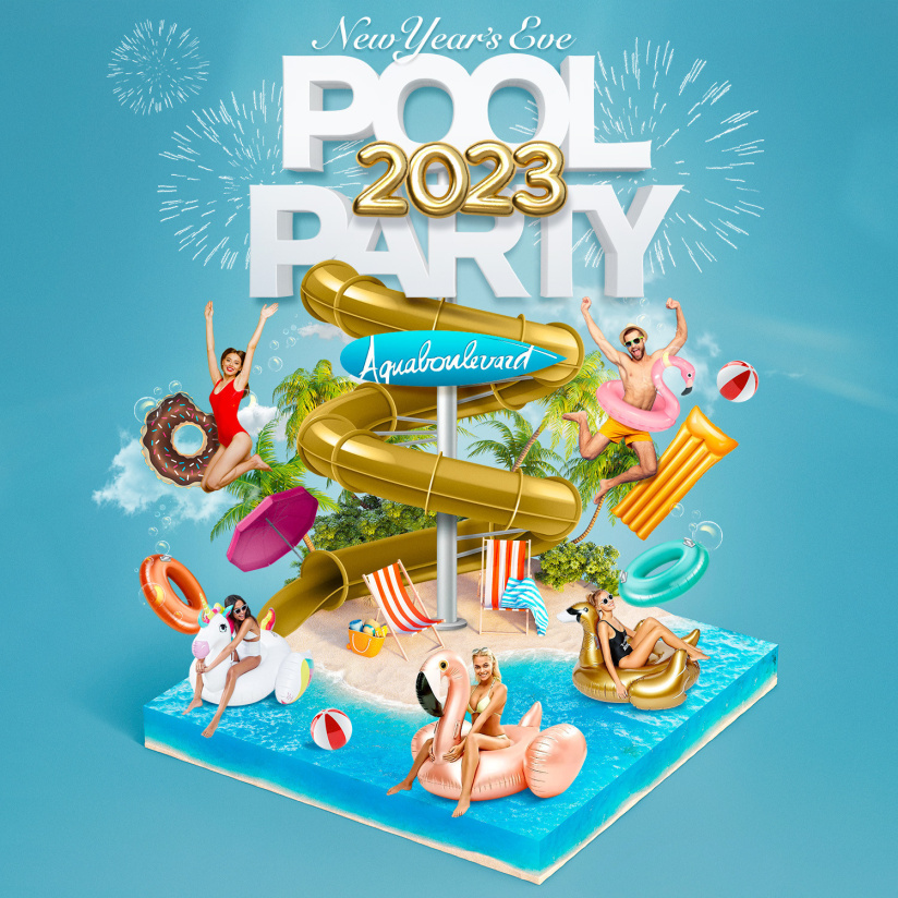 Réveillon du Nouvel An 2023 : une pool party géante à l'Aquaboulevard de Paris