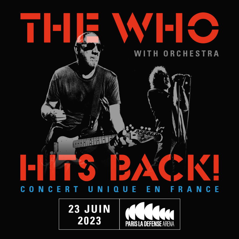 The Who en concert à Paris La Défense Arena en juin 2023