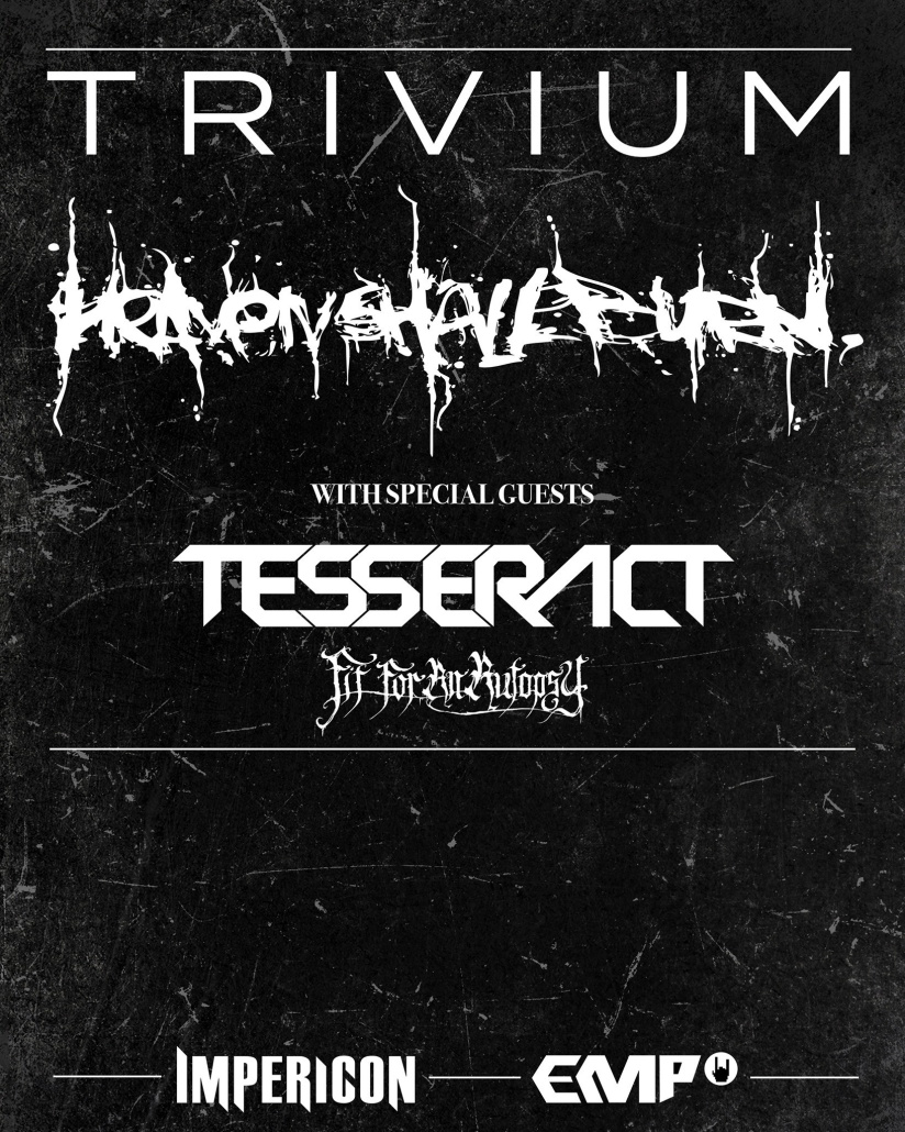 Trivium et Heaven Shall Burn en concert à l'Olympia en février 2023