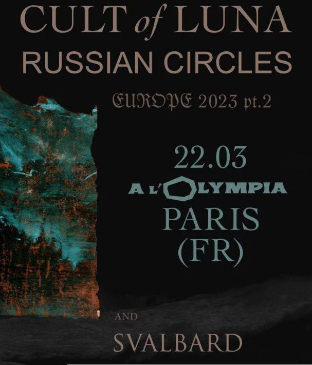 Cult of Luna et Russian Circles en concert à l’Olympia en mars 2023 