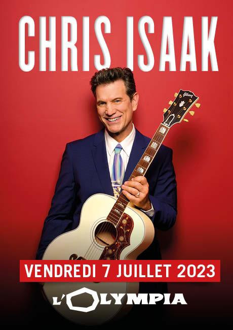Chris Isaak en concert à l’Olympia à Paris en juillet 2023