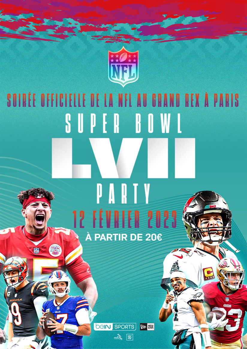 Super Bowl Party 2023 the official evening of the NFL at the Grand Rex