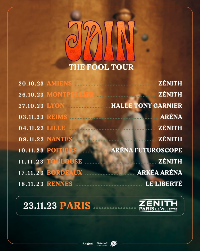 Jain en concert au Zénith de Paris en novembre 2023