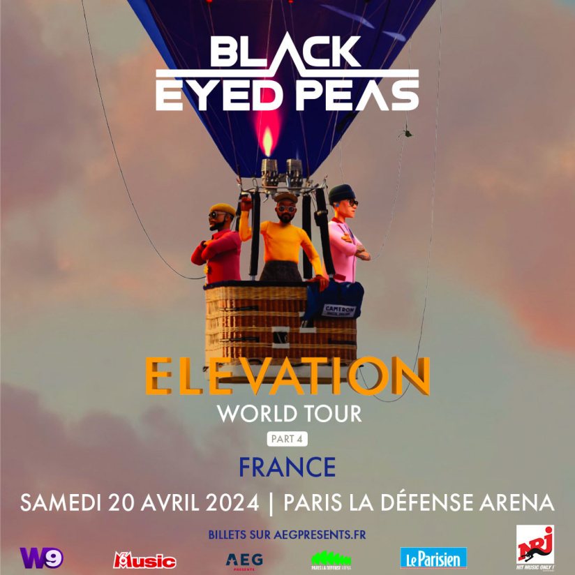Black Eyed Peas en concert à Paris La Défense Arena en avril 2024