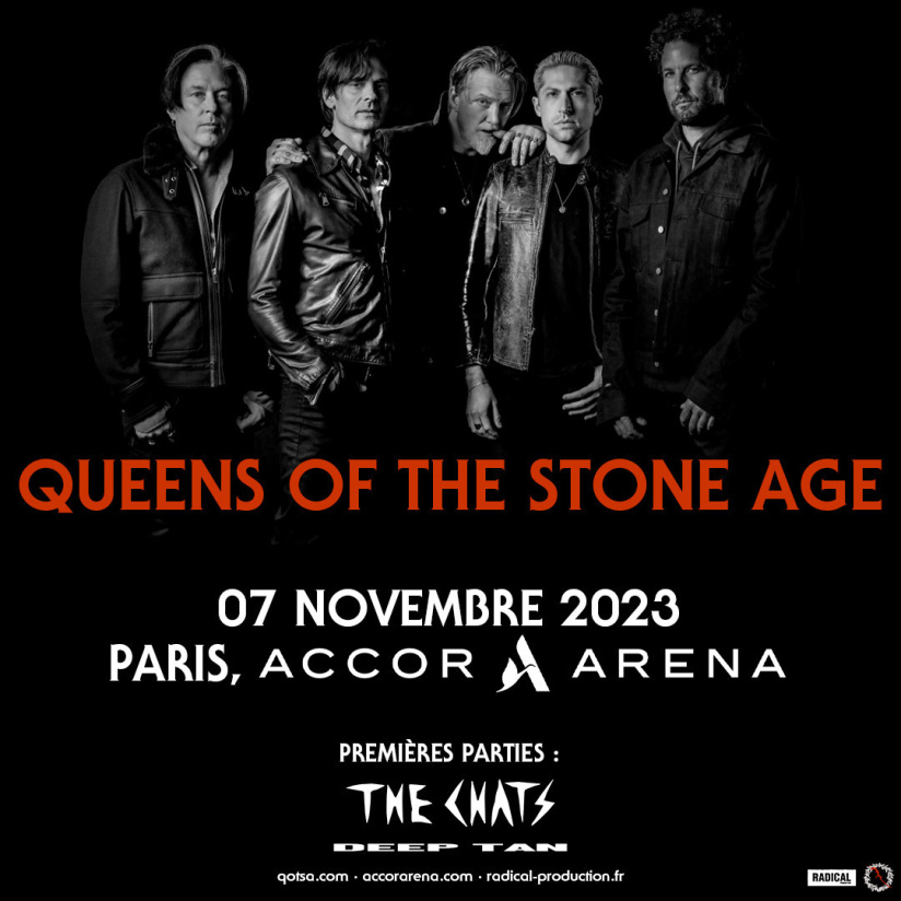 Queens of the Stone Age en concert à l'Accor Arena de Paris en novembre 2023