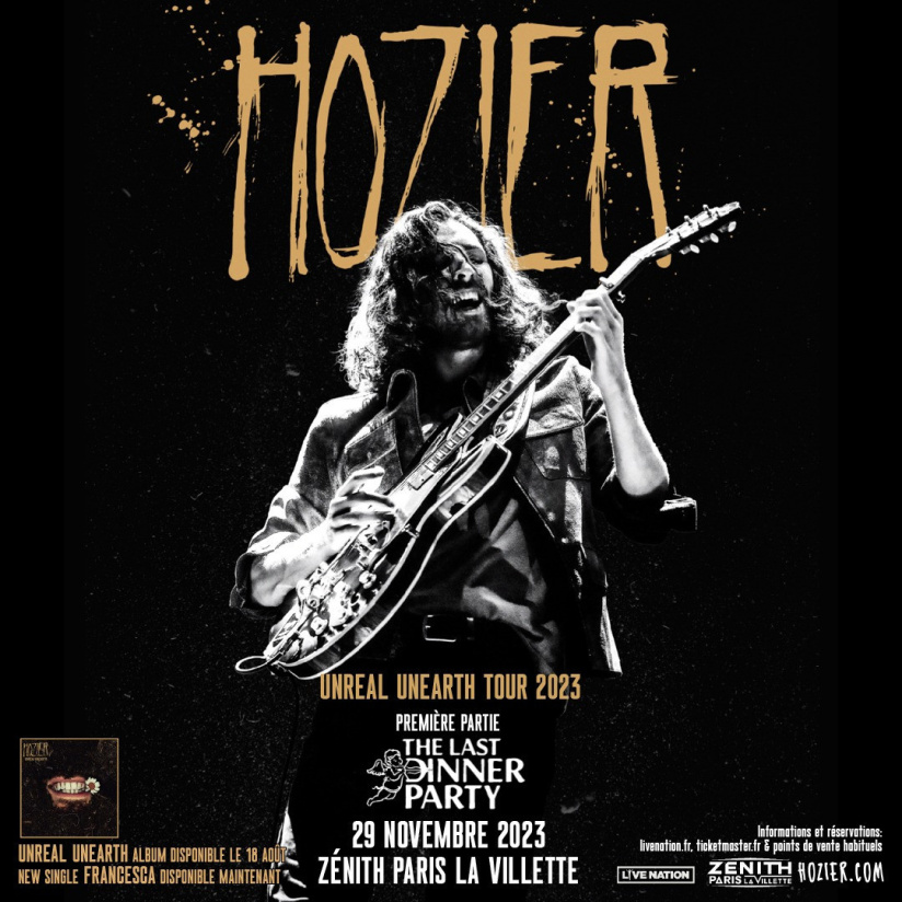 Hozier en concert au Zénith de Paris en novembre 2023