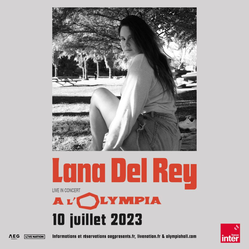 Lana Del Rey en concert à l'Olympia à Paris en juillet 2023