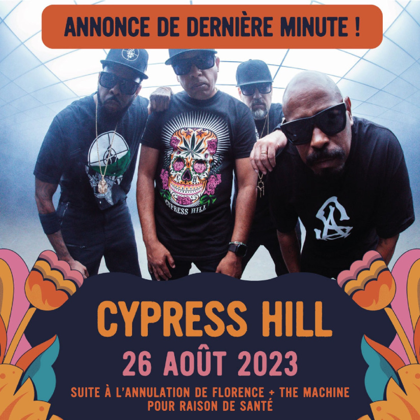Rock en Seine 2023 : Florence + The Machine annulée, remplacée par Cypress Hill