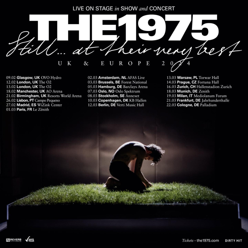 The 1975 en concert au Zénith de Paris en mars 2024