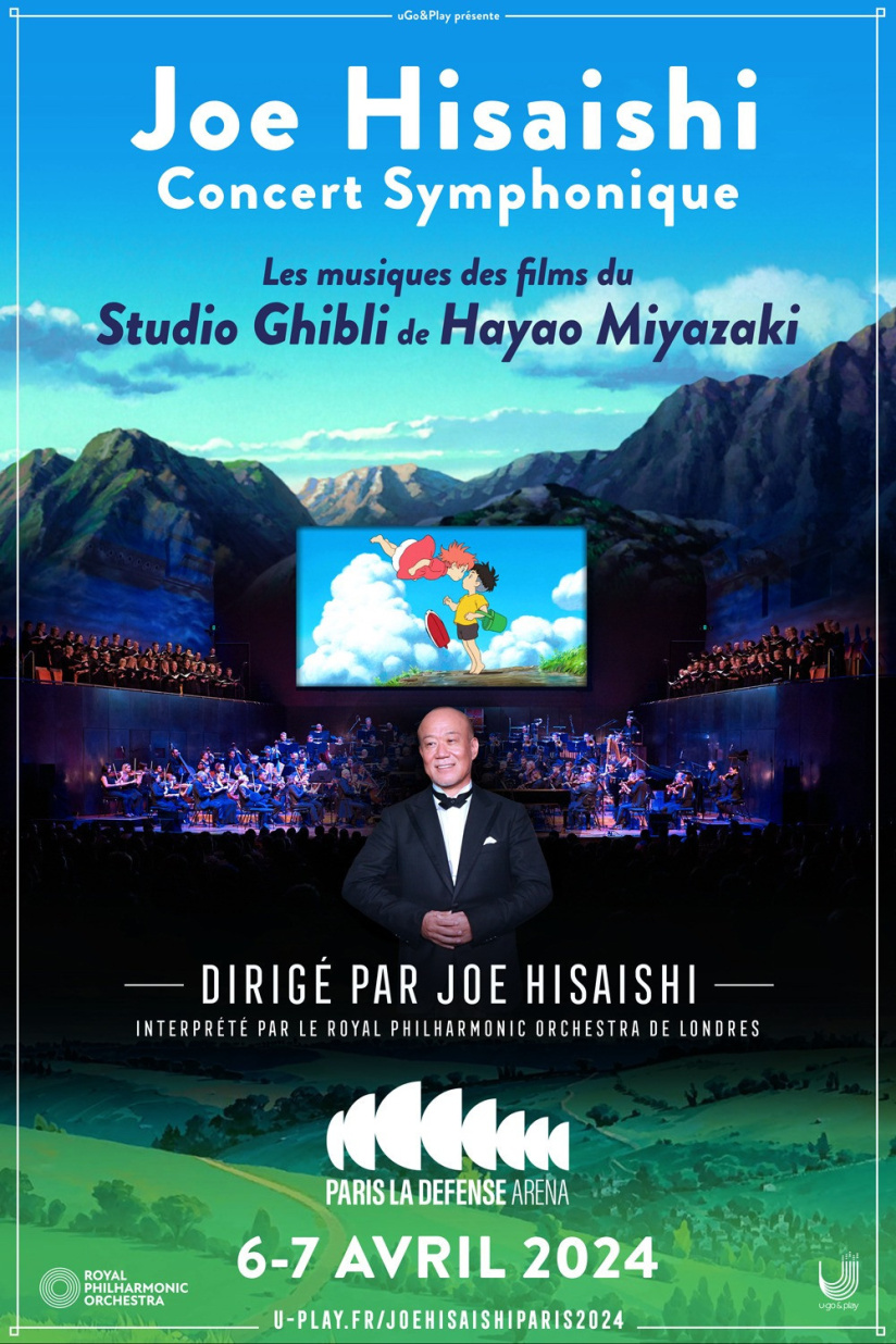 Joe Hisaishi en concierto sinfónico en el Paris La Défense Arena en