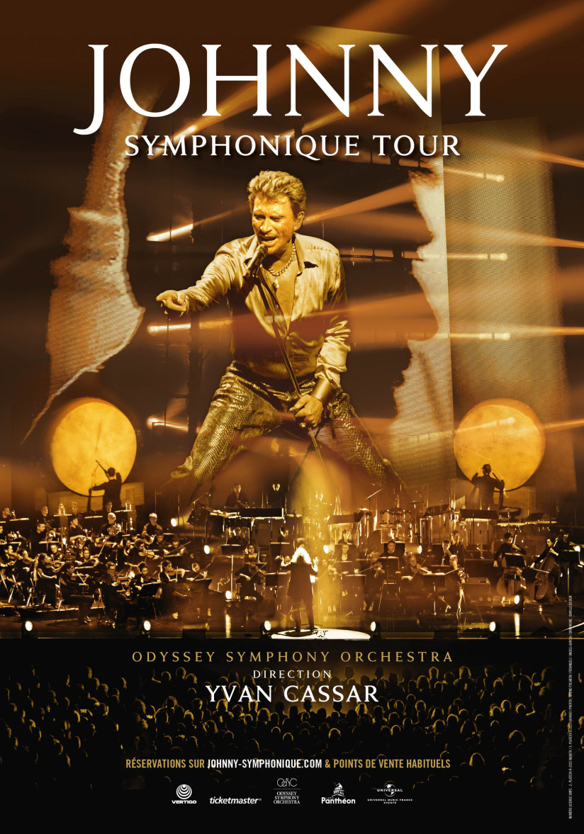 Johnny Symphonique Tour à la Seine Musicale à Paris en avril 2024