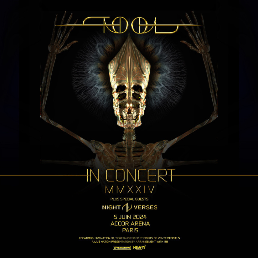 Tool en concert à l'Accor Arena de Paris en juin 2024