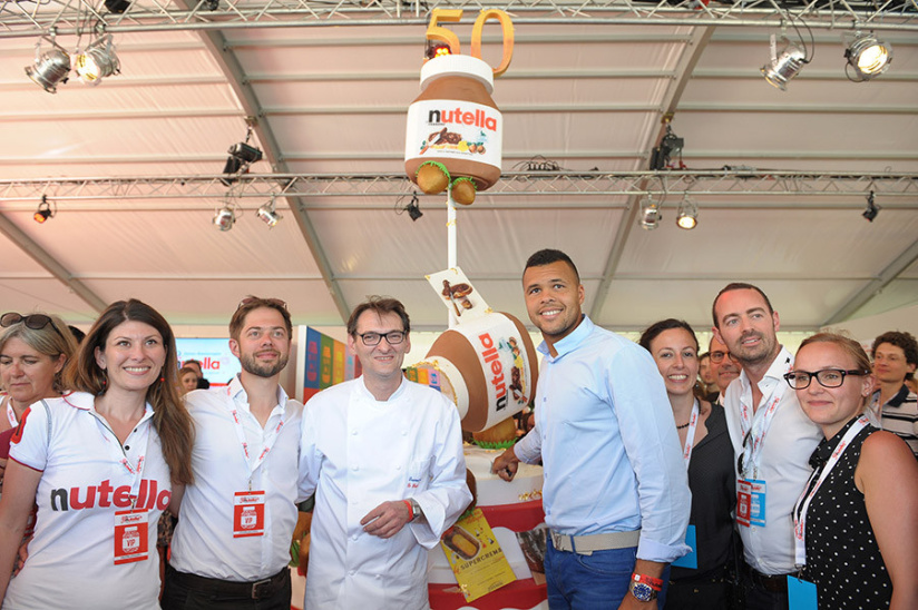 Nutella au Parc de Sceaux : Laurent Jeannin et Jo-Wilfried Tsonga