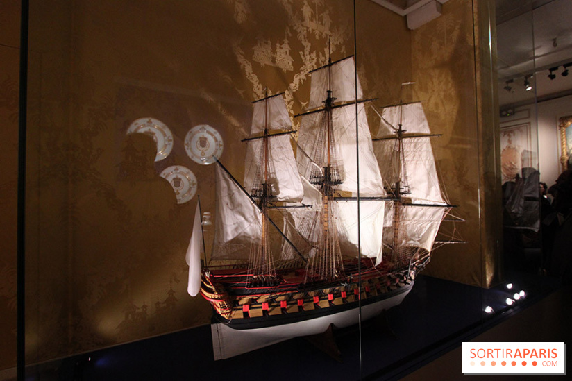 La Chine à Versailles : maquette du navire "le Comte de Provence"