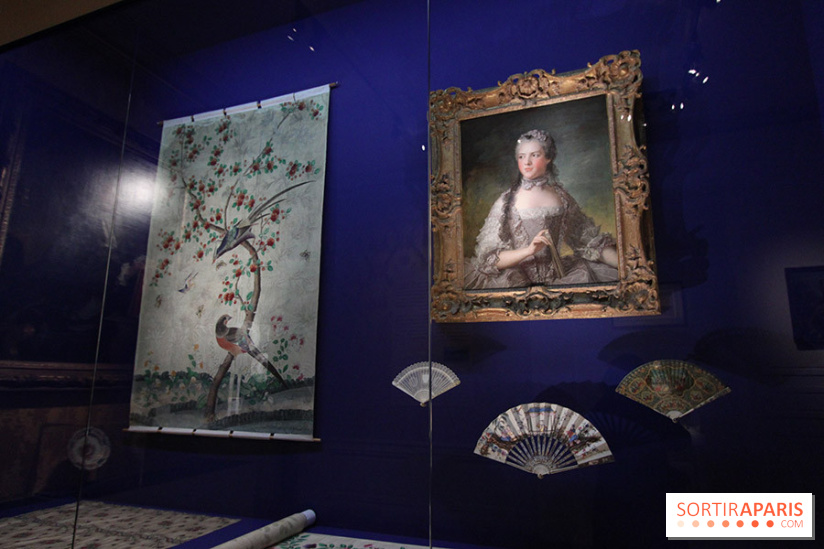 La Chine à Versailles : eventails de soie