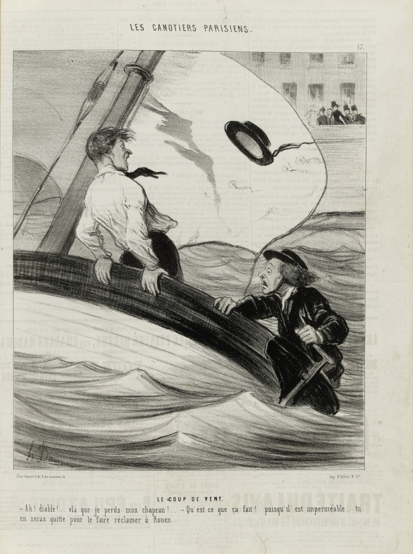Plages à Paris selon Daumier