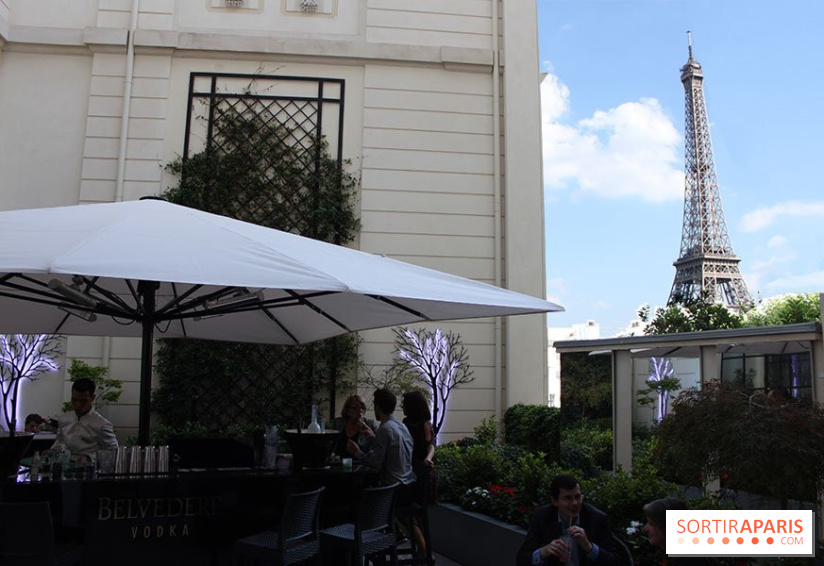 La terrasse d'été du Shangri-La Paris by Belvedere