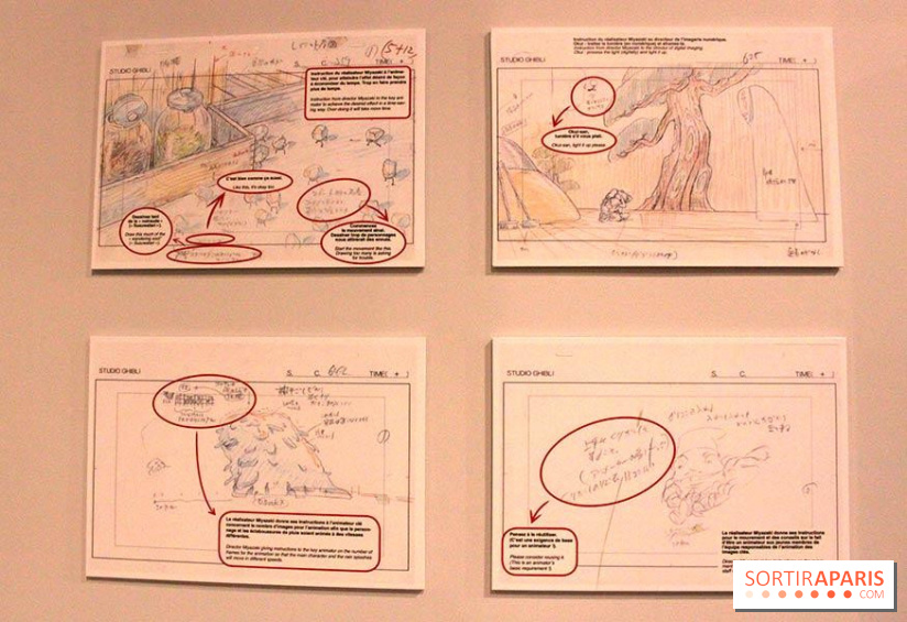 Expo des dessins du Studio Ghibli au Musée Artt Ludique