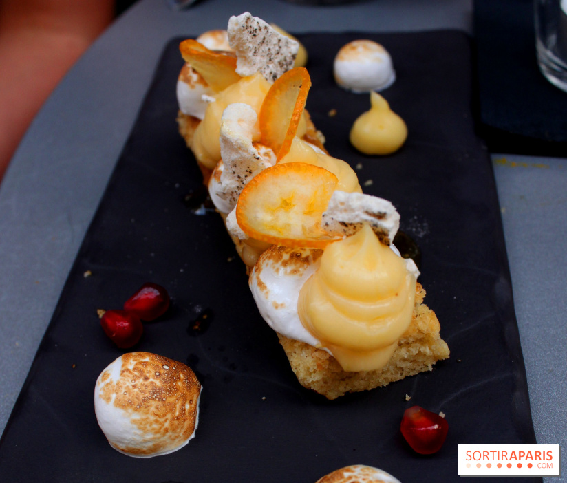 La tarte au citron revisitée de la Petite Mangerie restaurant
