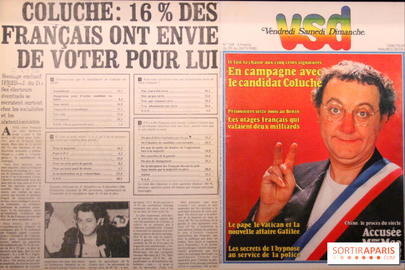 Coluche, l'exposition à l'Hôtel de Ville