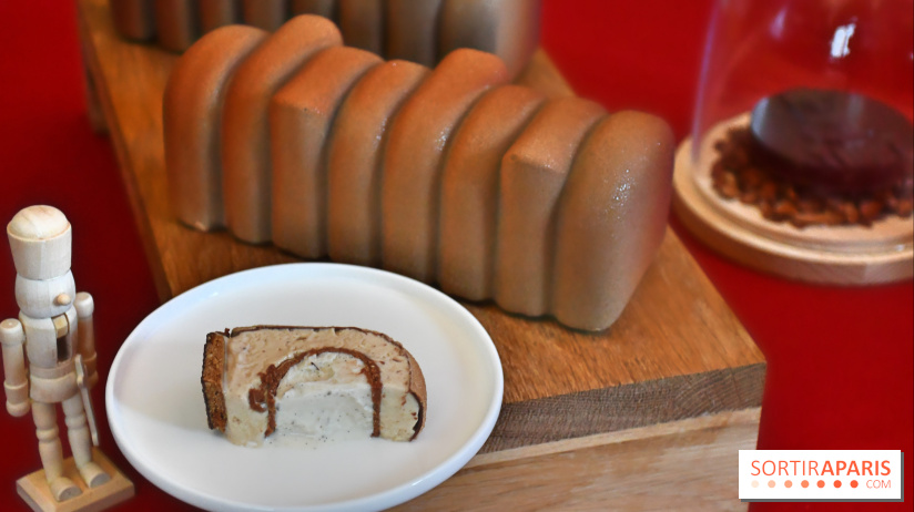 Bûche de Noël 2024 et chocolats de la Manufacture de Chocolat Alain Ducasse à Paris