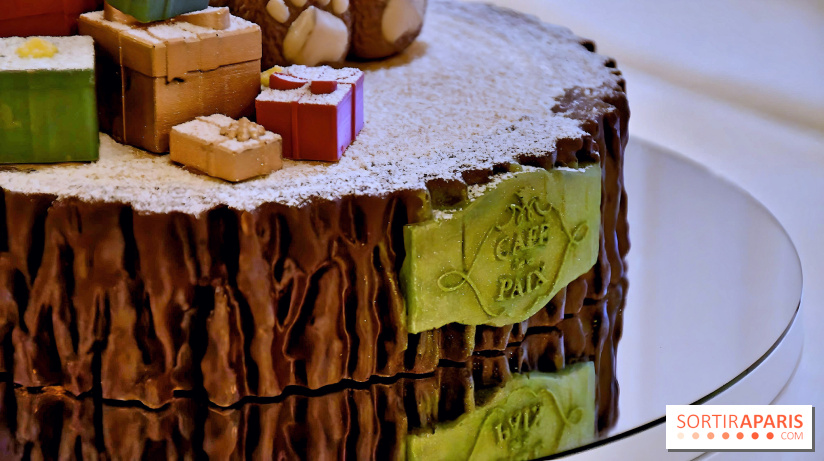 Bûche de Noël 2024 à Paris : la création régressive du Café de la Paix