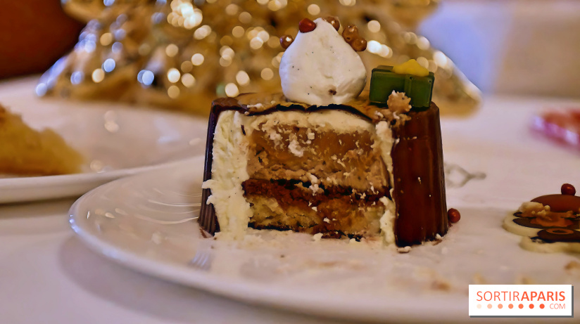 Bûche de Noël 2024 à Paris : la création régressive du Café de la Paix
