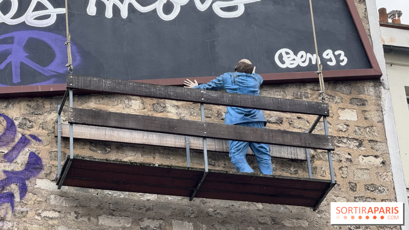 Avez-vous déjà remarqué cette étonnante installation de Ben à Paris ? 