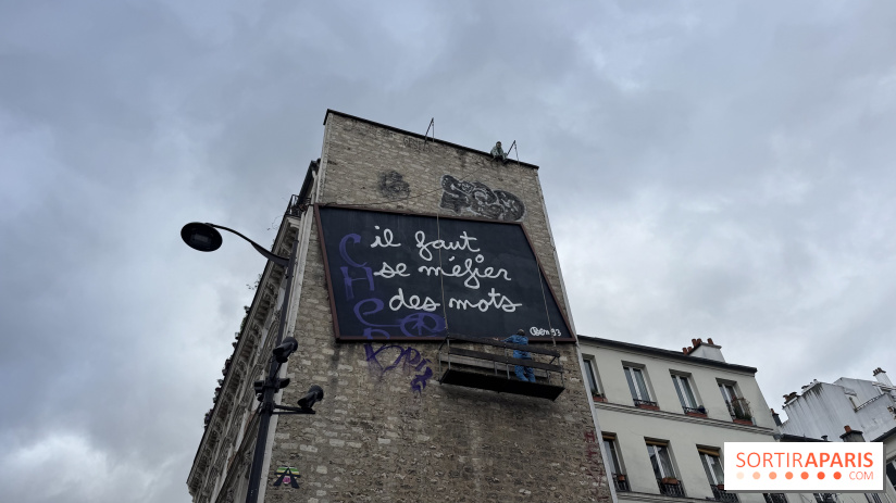 Avez-vous déjà remarqué cette étonnante installation de Ben à Paris ? 