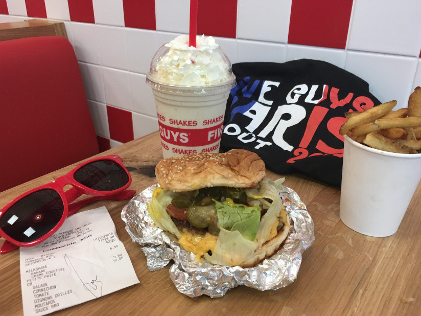 Le Five Guys Opéra ouvre ses portes