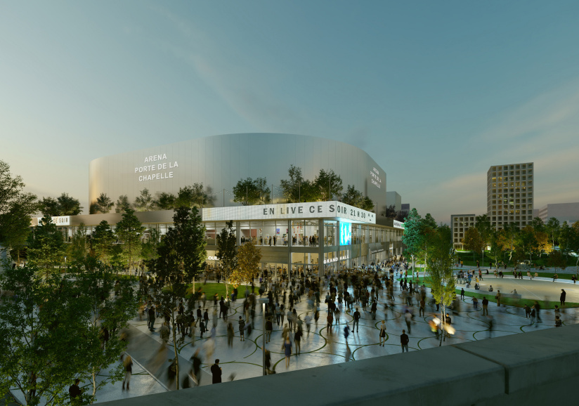 JO Paris 2024 : La future Arena de la Porte de La Chapelle se dévoile 