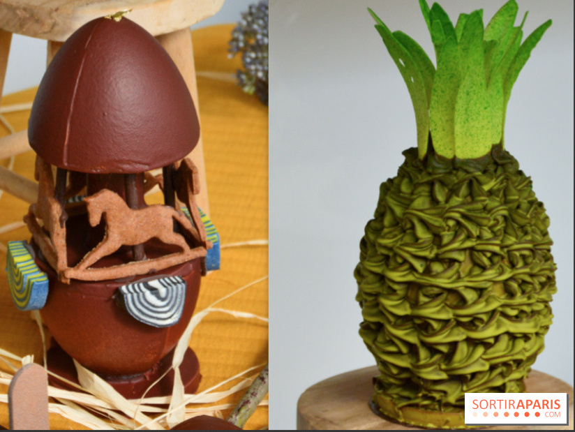 Pâques 2022 : les oeufs en trompe-l'œil insolites de Wonderland Pâtisserie par Rodolphe Groizard