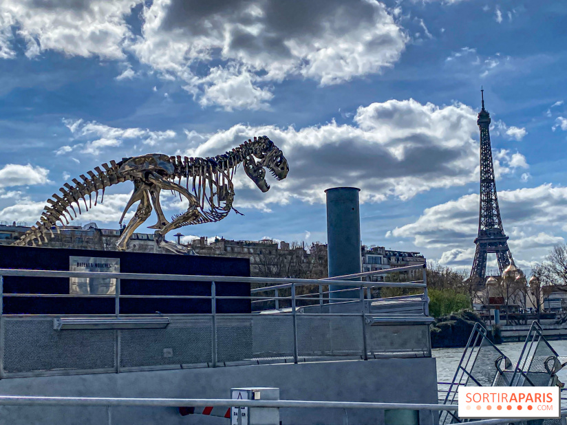 Tyrannosaurus Rex, l'installation de l'artiste Philippe Pasqua au Port de la Conférence