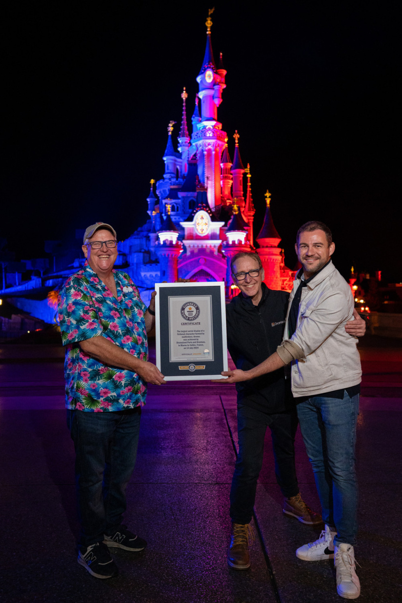 Disneyland Paris entre de nouveau dans le Guinness Book avec son show de drones du 14 juillet