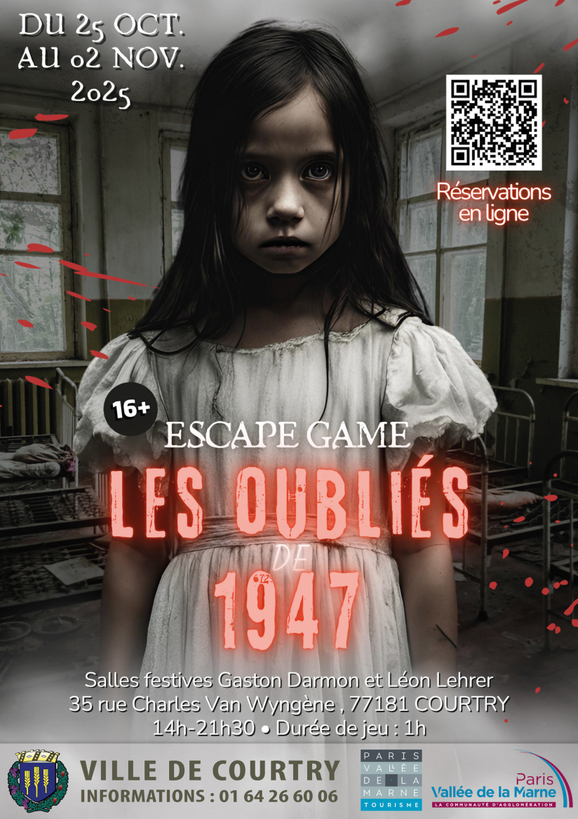 Halloween 2025 : Les Oubliés de 1947, l'escape game horrifique à Courtry, en Seine-et-Marne