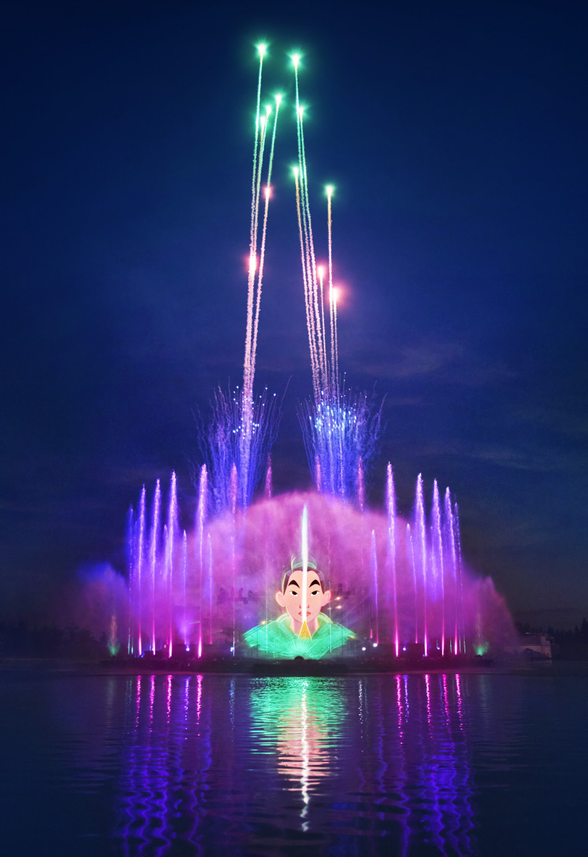 Disney Cascade of Lights à Disneyland Paris : le nouveau show nocturne sur Adventure Bay