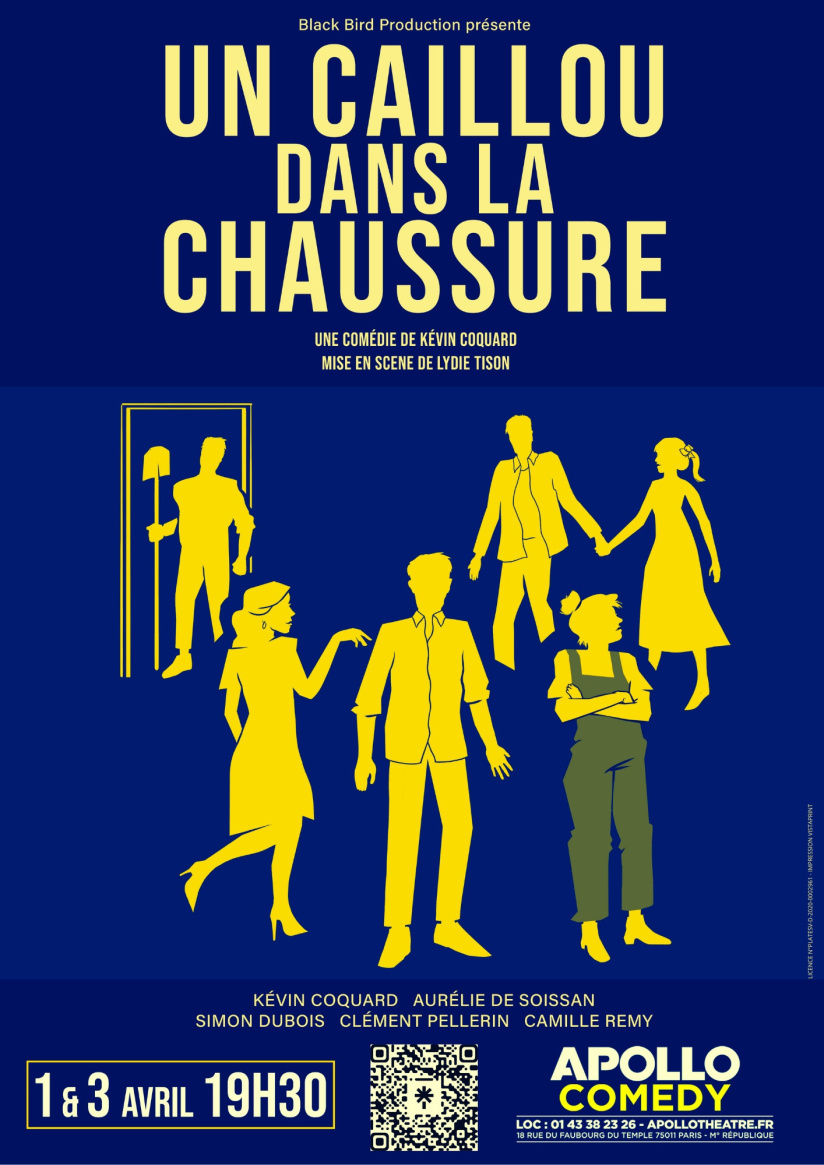 Un caillou dans la chaussure à l’Apollo Théâtre à Paris : une comédie de boulevard sur le mensonge