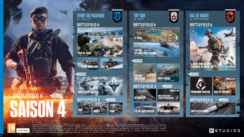 Battlefield 6 : Top Gun s'invite dans la nouvelle saison du jeu d'Electronic Arts