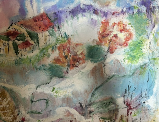 Les Tableaux de Jeanne : l'exposition de paysages et de fleurs à la galerie du Vert Galant