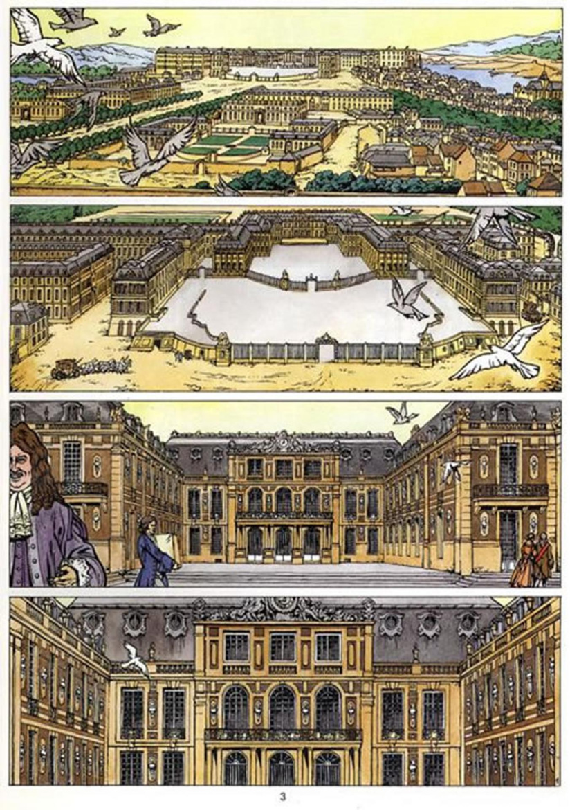 Versailles dans la bande dessinée, l'exposition au Château de Versailles