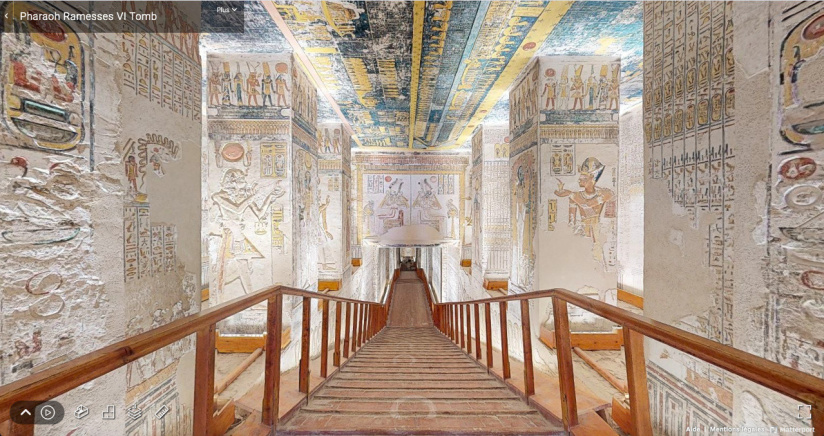 Coronavirus : le tombeau de Ramsès VI en visite virtuelle depuis son canapé