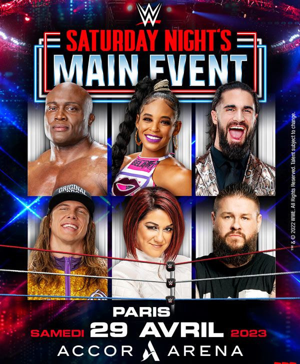 WWE Saturday Night's Main Event à l'Accor Arena